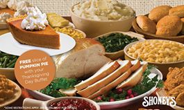 Shoney’s Doors Are Wide Open on Thanksgiving Day for All You Can Eat Feast