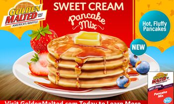Golden Malted Waffles & Pancakes Introduces New Sweet Cream Pancake Mix