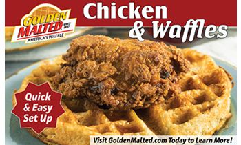 Add Chicken & Waffles to Your Menu – It’s Quick & Easy with Golden Malted