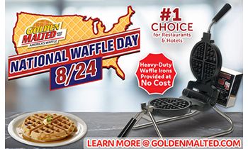 National Waffle Day is Coming – Add Golden Malted Waffles to Your Menu