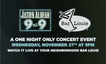 Jason Aldean Throws Down For New Album With “9 At 9” Special During Biggest Bar-Hopping Night Of The Year, Nov. 27