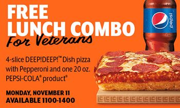 Little Caesars Pizza Treats Veterans and Military to Free HOT-N-READY Lunch Combo for Veterans Day