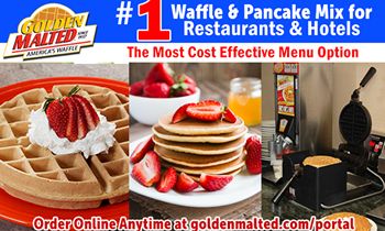 #1 Waffle & Pancake Mixes for Restaurants & Hotels – Golden Malted Makes it Easy