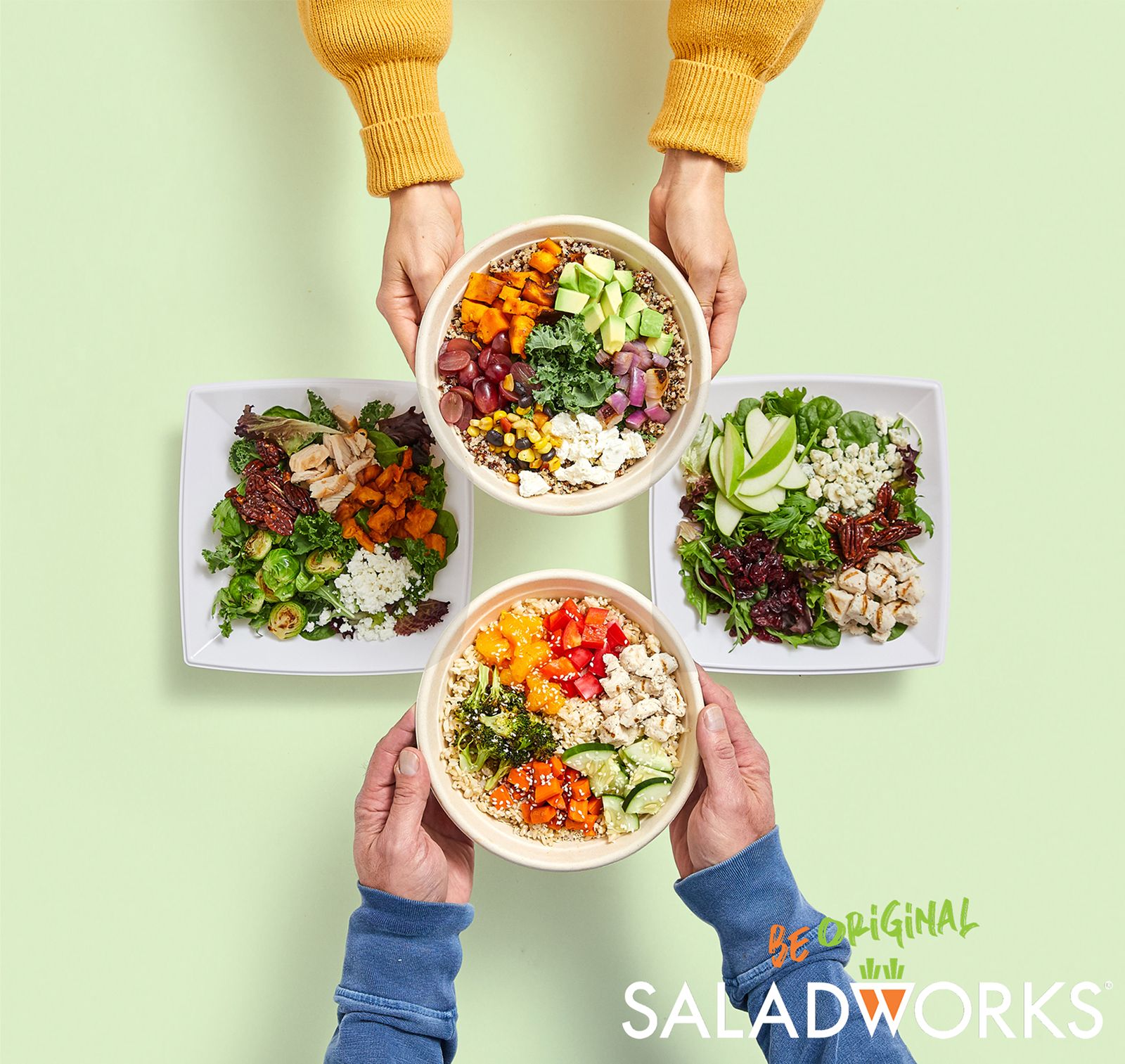 Saladworks' Parent Company Acquires Garbanzo Mediterranean Fresh and Frutta Bowls, Forms WOWorks