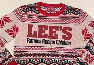 Lee’s Famous Recipe Chicken Keeps Holiday Style Fresh with Limited Edition Ugly Christmas Sweater