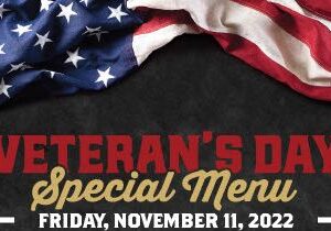 Claim Jumper Steakhouse & Bar Will Be Celebrating Veterans Day, Friday, November 11th With a Free Meal for Veterans and Active Military Members