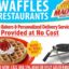 Waffle Irons and Personalized Delivery Service Provided at No Cost with Golden Malted – America’s #1 Demanded Waffle