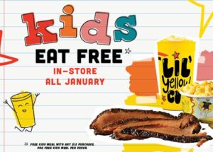 Celebrate 2023 at Dickey’s Barbecue Pit with Kids Eat Free
