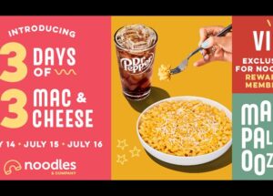 Noodles & Company Celebrates National Mac & Cheese Day With Three Days of $3 Wisconsin Mac & Cheese