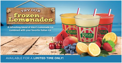 Rita’s Italian Ice Introduces Frozen Lemonade