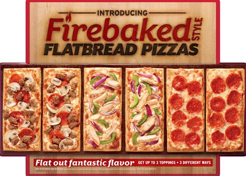 Pizza Hut Introduces New Firebaked Style Flatbread Pizzas