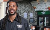 Seattle Seahawks Wide Receiver Sidney Rice Takes Off with Wingstop