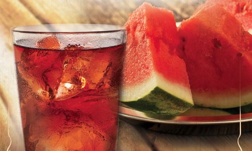 Cowboy Chicken New Watermelon Tea Joins Summer Menu Along With Fresh Cut Watermelon