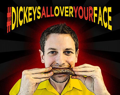 Dickey’s Cues Up Ribs in the #DickeysAllOverYourFace Campaign
