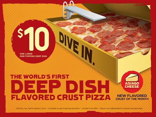 Hungry Howie’s Pizza Offers Asiago Cheese Crust for July