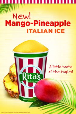 Rita’s Italian Ice Introduces Mango-Pineapple Ice