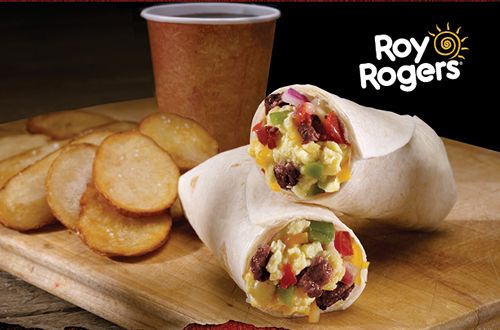 Roy Rogers Restaurant Introduces New Chorizo Breakfast Wrap and Hazelnut Choco Shake