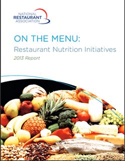 National Restaurant Association Releases Industry Nutrition Report