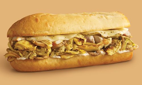 Penn Station East Coast Subs Offers Chicken Artichoke Sandwich for November