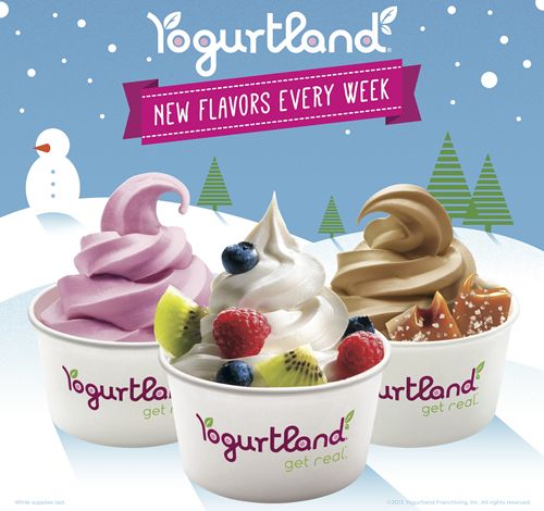 New Holiday Flavors Arrive at Yogurtland