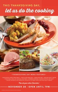 Gobble Up a Tasty Thanksgiving Feast and Leave the Cooking to Ryan's, HomeTown Buffet & Old Country Buffet