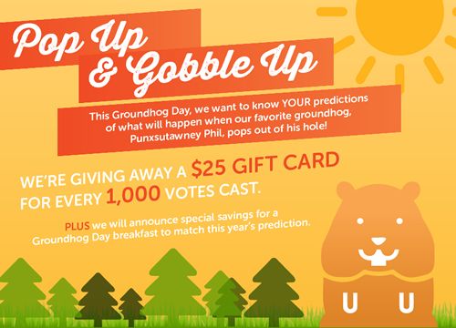 Ryan’s, HomeTown Buffet and Old Country Buffet Set to Predict a Good Deal on Groundhog Day, February 2