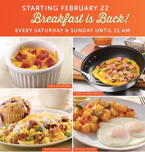 Ryan’s, HomeTown Buffet, and Old Country Buffet Offer More Tasty Ways to Start Your Day With a Good Breakfast