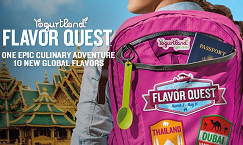 Yogurtland’s Second Annual Flavor Quest Will Take Guests on an Epic Culinary Adventure Around the World