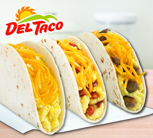 New Breakfast Tacos & Free Hashbrowns at Del Taco