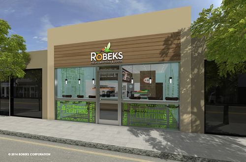 New Robeks Smoothie Franchise Store Design Increases Accessibility and Profits