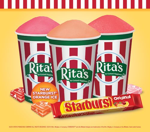 Rita’s Italian Ice Introduces STARBURST Orange Italian Ice