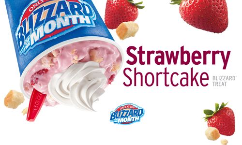 The Dairy Queen System Debuts New Strawberry Shortcake as Featured Blizzard of the Month for May