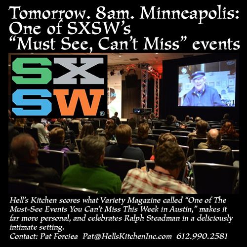 Hell’s Kitchen Announces Ralph Steadman Memorial Day Skype Breakfast