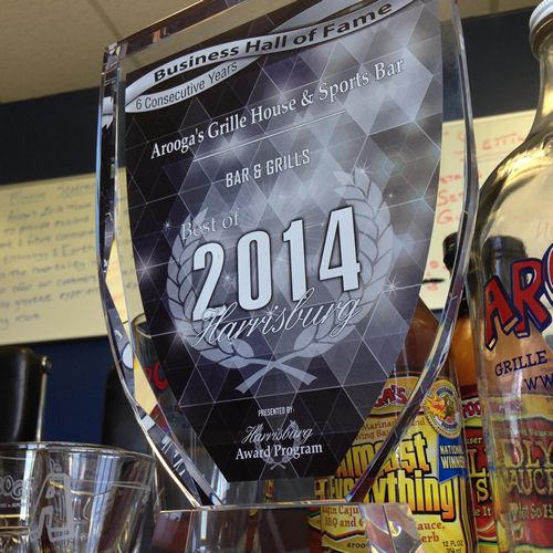 Arooga’s Grille House & Sports Bar Wins Six ‘Best Of Harrisburg’ Reader Favorites Awards, Enters Harrisburg Business Hall of Fame
