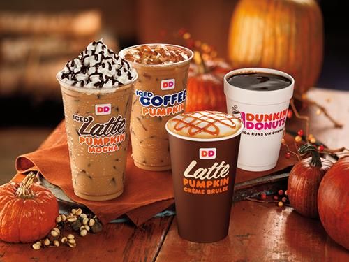 New Pumpkin Creme Brulee Coffee And Lattes Join Dunkin’ Donuts’ Fall Lineup In September