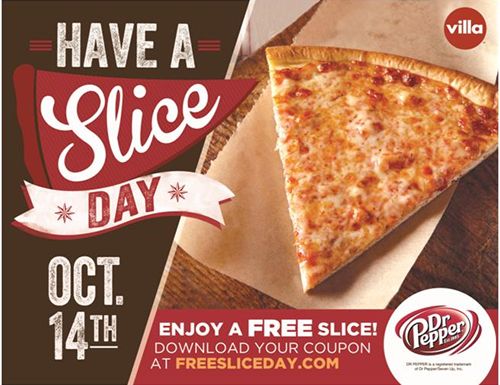 Villa Italian Kitchen to Celebrate National Pizza Month With 5th Annual Free Slice Day October 14th