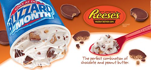 Fan Favorite Reese’s Peanut Butter Cups Blizzard Returns as the Dairy Queen Blizzard of the Month for November