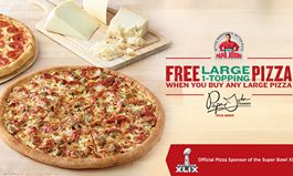 Papa John’s Celebrates Better Ingredients this New Year with Buy One Get One Offer