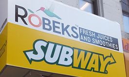 Robeks Fresh Juices & Smoothies Franchise Owner Co-brands with SUBWAY Sandwiches & Salads in NYC