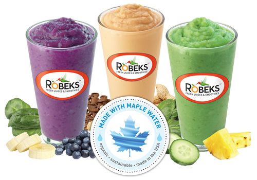 Robeks Introduces 3 ‘Fitness Smoothies’ Made with Maple Water