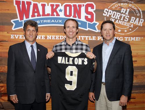 Drew Brees Joins the Walk-On’s Team