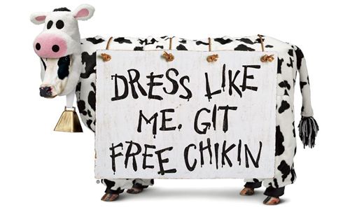 Chick-fil-A Offers FREE Meals to Cow-Clad Customers on Cow Appreciation Day, July 14