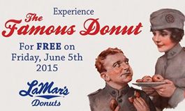 Free LaMar’s Donuts on June 5 to Benefit Salvation Army Fundraiser