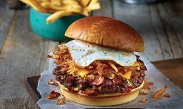 The All-Day Brunch Burger, The Blazin’ Texan: Applebee’s New All-In Burgers are Smashed, Seared and Served with All-You-Can-Eat Fries