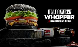 BURGER KING Restaurants Unveil the A.1. Halloween WHOPPER Sandwich with A.1. Flavor Baked into the Black Bun