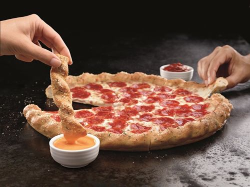 Pizza Hut Unites Pizza And Breadsticks With New Twisted Crust Pizza