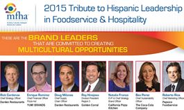 Record 35 Honorees from Foodservice & Hospitality for MFHA’s 2015 Hispanic Leadership Multicultural Tribute
