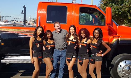 Ohio Car Enthusiast Wins Bid for Hooters Monster Truck in Hooters #GiveAHoot Charity Auction for the Fight Against Breast Cancer