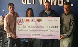 Arooga’s Raises $5456 For Feel Your Boobies Foundation in October