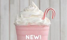 Wienerschnitzel Gets Festive with New Candy Cane Shake